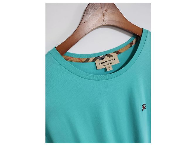 Burberry T-shirt a maniche corte con ricamo Archive Blu - vista 6