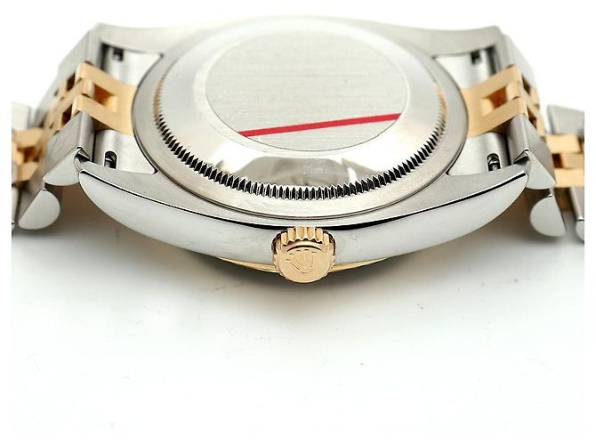 Rolex Orologio Combinato Datejust da Uomo con Quadrante in Madreperla MOP e Diamanti Bianco - vista 13