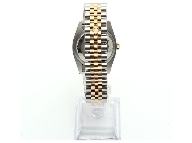 Rolex Orologio Combinato Datejust da Uomo con Quadrante in Madreperla MOP e Diamanti Bianco - vista 6