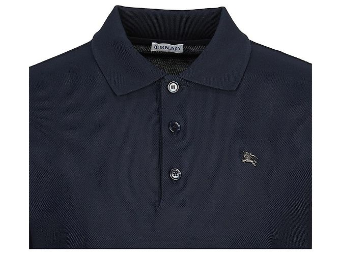 Burberry Metal EKD Kurzarm-Poloshirt für Herren Schwarz - Ansicht 4