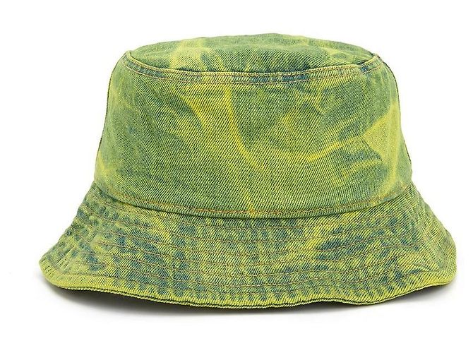 Cappello Bucket in Denim Acne Studios D'oro - vista 4