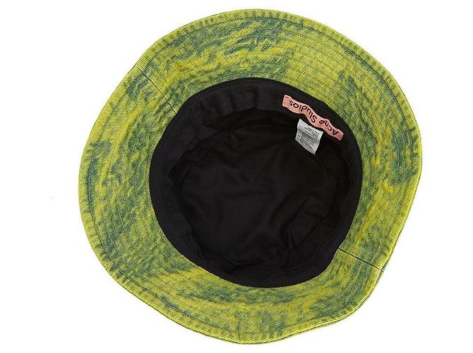 Cappello Bucket in Denim Acne Studios D'oro - vista 5