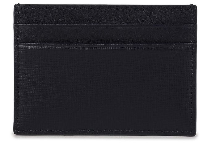 Bally Leather Card Wallet Blue - view 5