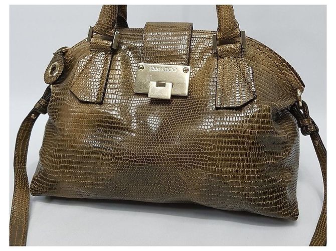 Jimmy Choo Große Tote Schultertasche Braun - Ansicht 2