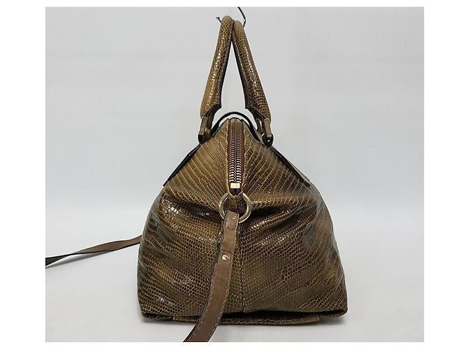 Jimmy Choo Große Tote Schultertasche Braun - Ansicht 4
