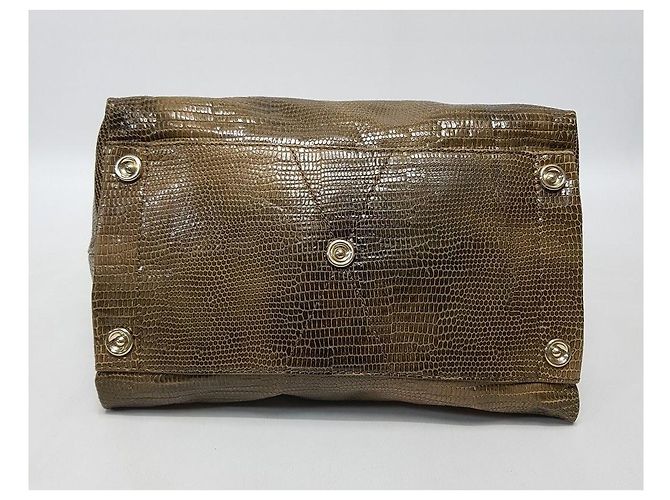 Jimmy Choo Große Tote Schultertasche Braun - Ansicht 6