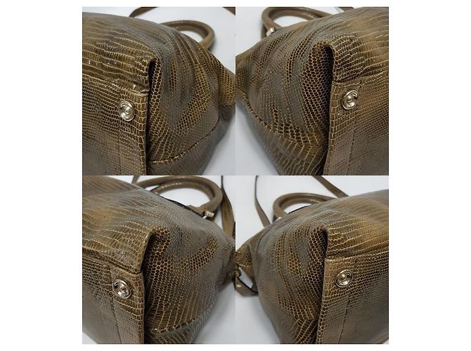 Jimmy Choo Große Tote Schultertasche Braun - Ansicht 7