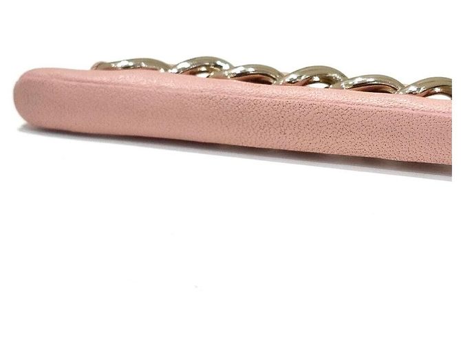 Chanel Tiara de corrente com logo Rosa - vista 5