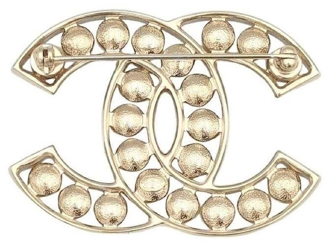 Chanel Logo Perlenbrosche Mehrfarben - Ansicht 2