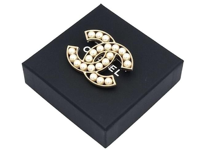 Chanel Logo Perlenbrosche Mehrfarben - Ansicht 5