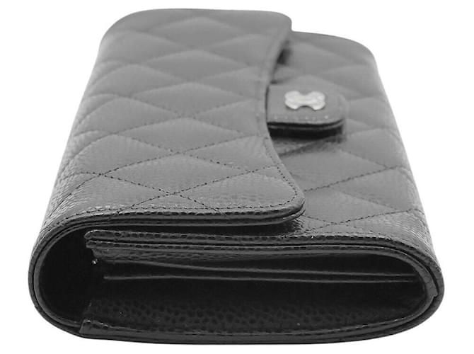 Chanel Caviar Long Wallet Schwarz - Ansicht 3