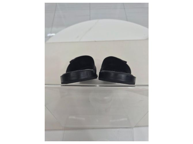 Hermès Sandalo Gabrielle Slipper Nero - vista 6