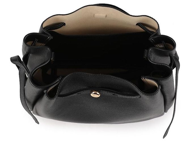 Tory Burch Große Bucket Bag Schwarz - Ansicht 7