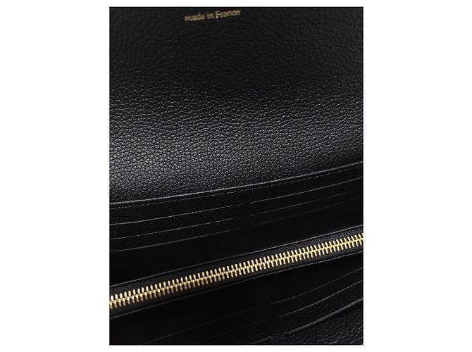 Louis Vuitton Langer Sarah Wallet aus Empreinte Monogram Leder Schwarz - Ansicht 4