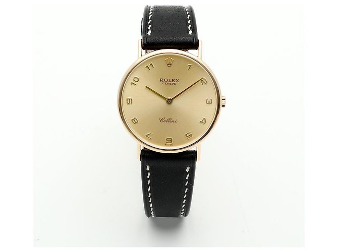 Rolex Orologio Cellini Selini Coin Unisex Medium Arabo Manuale Marrone - vista 18