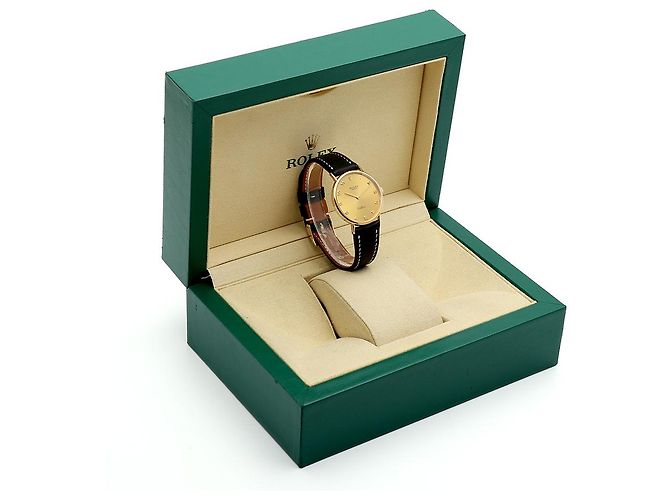 Rolex Orologio Cellini Selini Coin Unisex Medium Arabo Manuale Marrone - vista 26