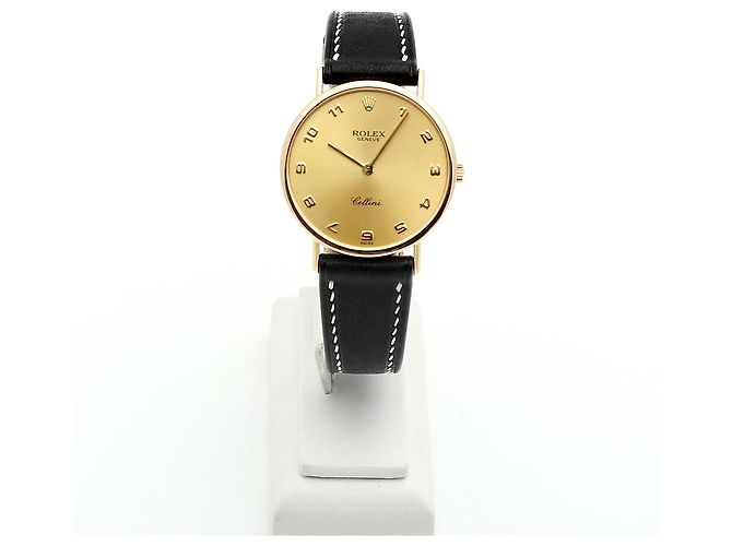 Rolex Orologio Cellini Selini Coin Unisex Medium Arabo Manuale Marrone - vista 5