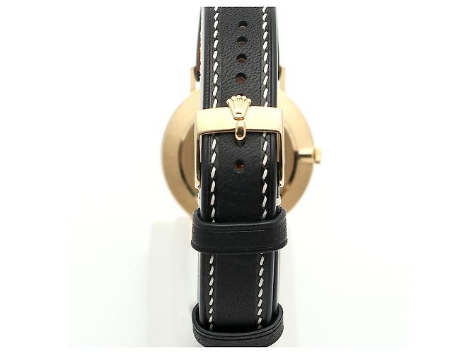 Rolex Orologio Cellini Selini Coin Unisex Medium Arabo Manuale Marrone - vista 9