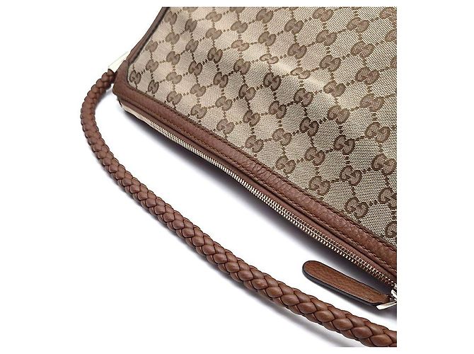 Bamboo Gucci Borsa a tracolla con nappe in bambù - vista 5