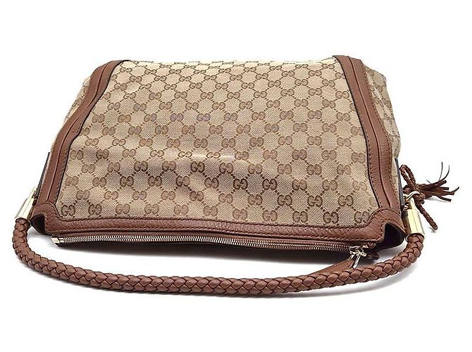 Bamboo Gucci Borsa a tracolla con nappe in bambù - vista 6