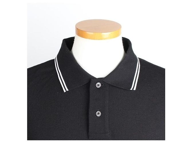 Moncler PK Kurzarm-T-Shirt Schwarz - Ansicht 5
