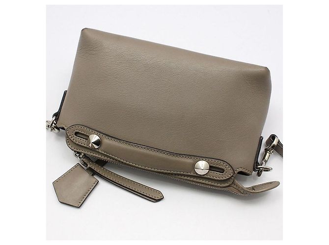 Fendi Mini borsa a tracolla By The Way Marrone - vista 4