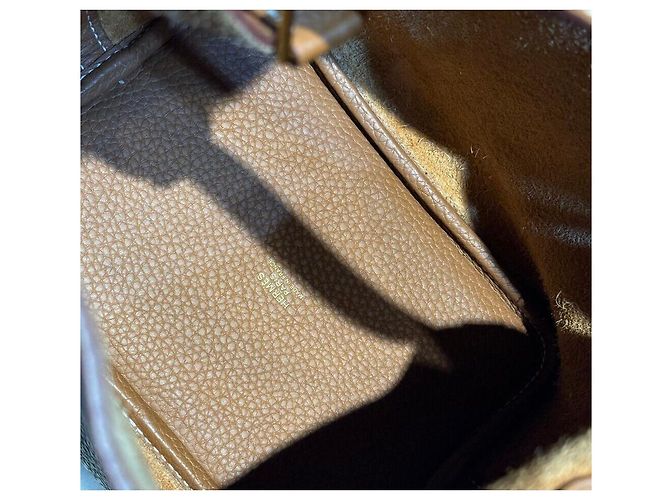 Hermès Borsa Tote Picotin con Timbro in Metallo Dorato Multicolore - vista 6
