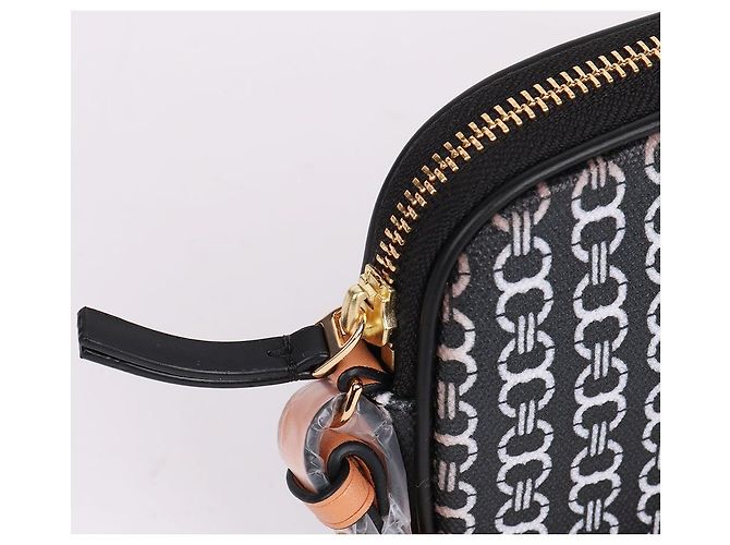 Tory Burch Borsa pouch Gemini con tracolla dorata, pochette non utilizzata Multicolore - vista 8