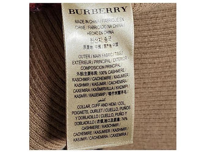 Burberry Maglia in cashmere da uomo Check Multicolore - vista 5