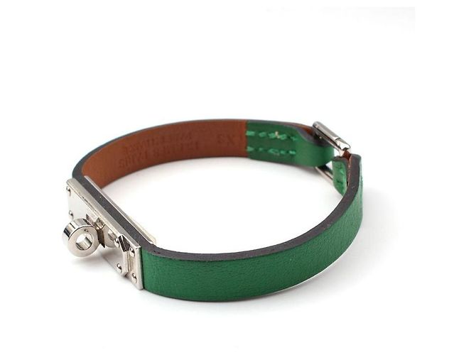 Hermès Bracciale Kelly in Argento Micro Bamboo (XS) Multicolore - vista 2