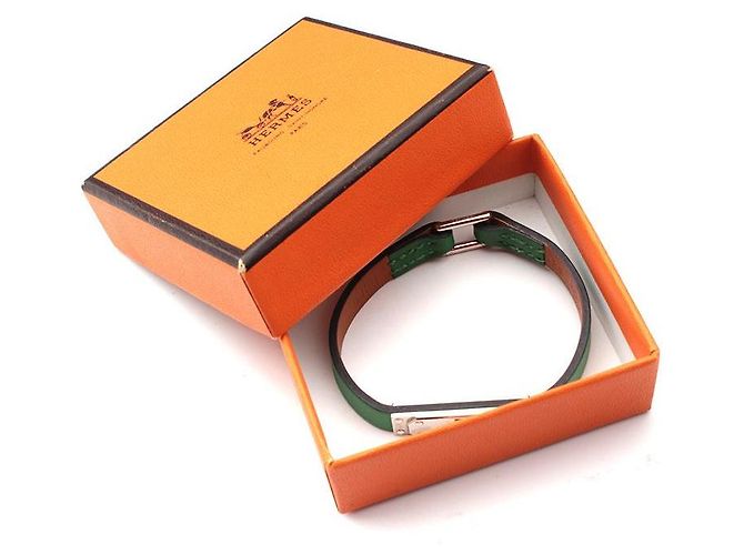 Hermès Bracciale Kelly in Argento Micro Bamboo (XS) Multicolore - vista 4