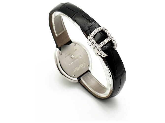 Cartier Kleiner Pavé Kasten in schwarzem Lack - Ansicht 16