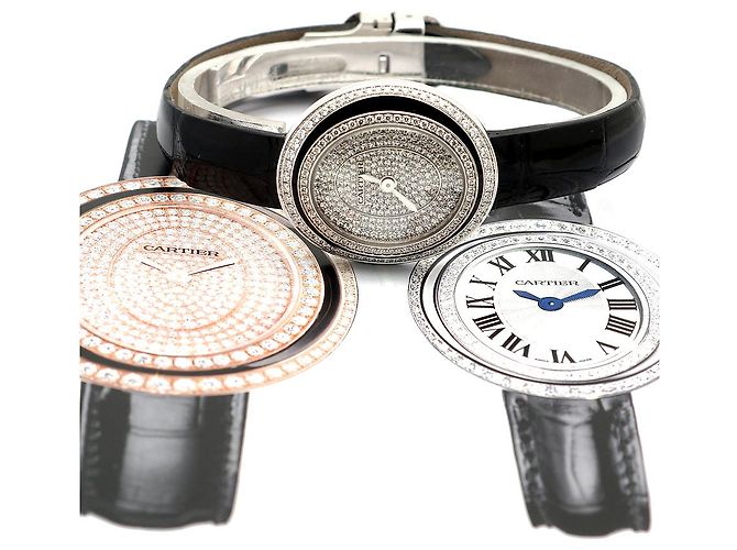 Cartier Kleiner Pavé Kasten in schwarzem Lack - Ansicht 22