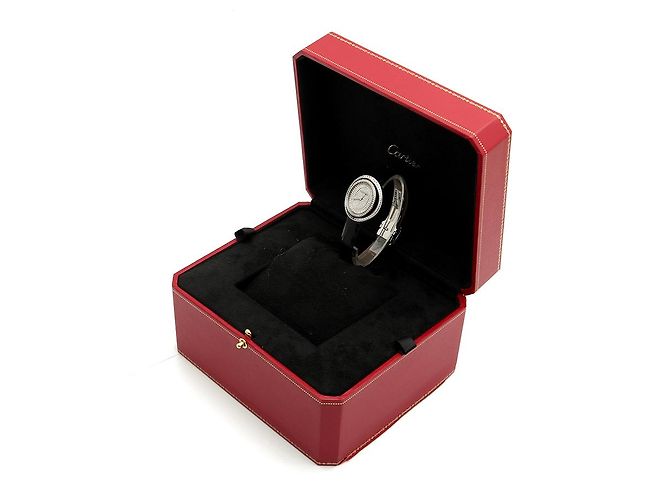 Cartier Kleiner Pavé Kasten in schwarzem Lack - Ansicht 24