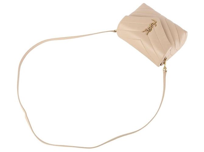 Saint Laurent Monogram Loulou Toy Crossbody Arancione - vista 4