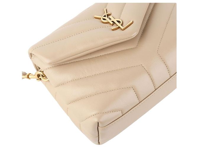 Saint Laurent Monogram Loulou Toy Crossbody Arancione - vista 5