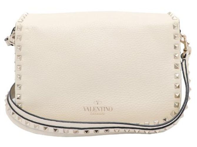 Valentino Borsa a tracolla e borsa a spalla con chiusura dorata Bianco - vista 11