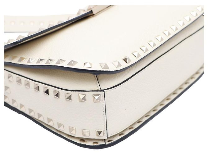 Valentino Borsa a tracolla e borsa a spalla con chiusura dorata Bianco - vista 13