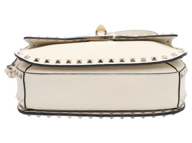 Valentino Borsa a tracolla e borsa a spalla con chiusura dorata Bianco - vista 14