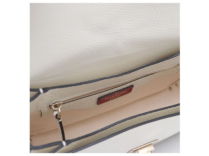 Valentino Borsa a tracolla e borsa a spalla con chiusura dorata Bianco - vista 15