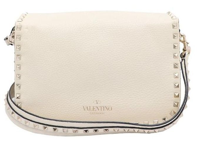 Valentino Borsa a tracolla e borsa a spalla con chiusura dorata Bianco - vista 3