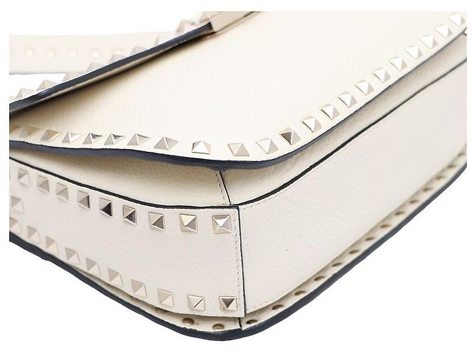 Valentino Borsa a tracolla e borsa a spalla con chiusura dorata Bianco - vista 5