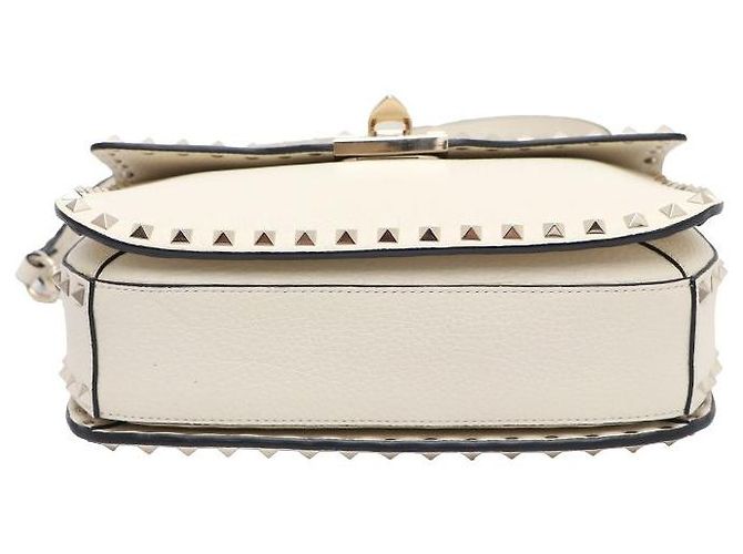 Valentino Borsa a tracolla e borsa a spalla con chiusura dorata Bianco - vista 6
