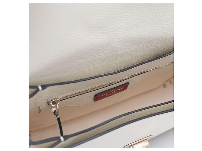 Valentino Borsa a tracolla e borsa a spalla con chiusura dorata Bianco - vista 7