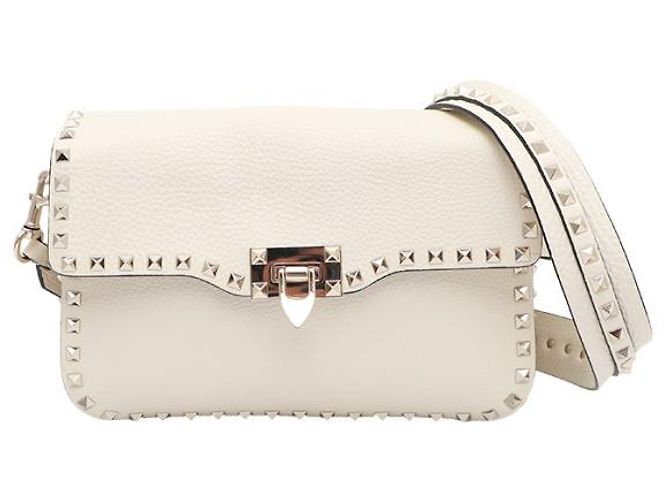 Valentino Borsa a tracolla e borsa a spalla con chiusura dorata Bianco - vista 9