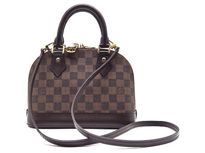 Louis Vuitton Alma BB Damier Marrone - vista 3