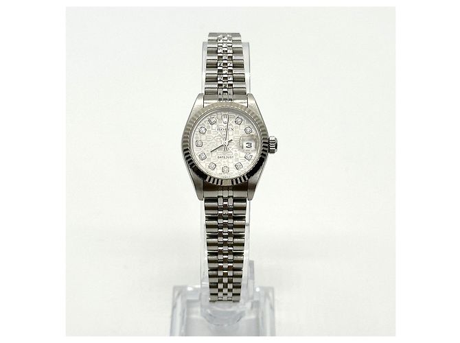 Rolex Datejust Acciaio Quadrante Computer Ten-Point Diamond Bianco - vista 2