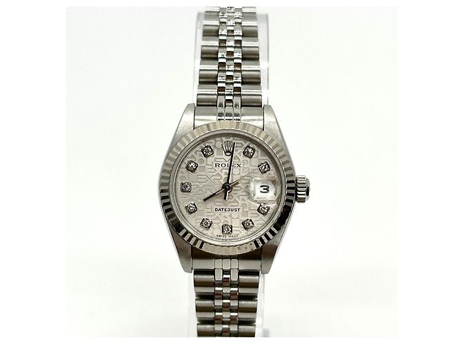 Rolex Datejust Acciaio Quadrante Computer Ten-Point Diamond Bianco - vista 5