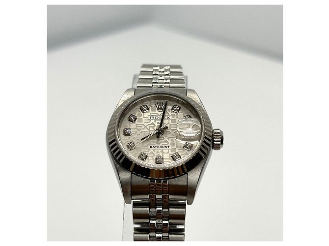Rolex Datejust Acciaio Quadrante Computer Ten-Point Diamond Bianco - vista 8