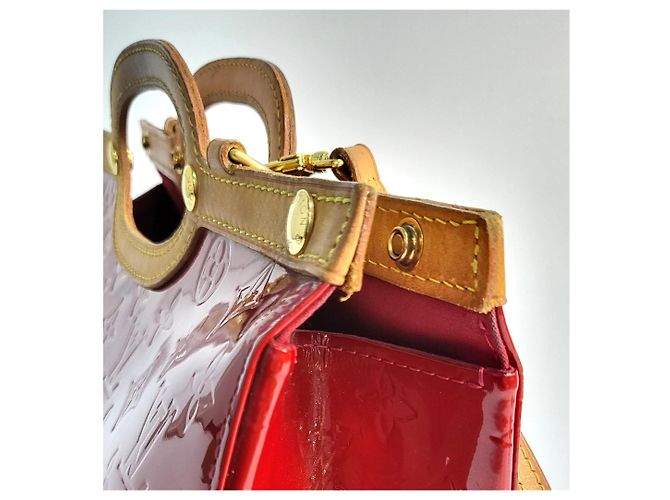 Louis Vuitton Borsa a Spalla e Borsa Tote Vernis Luxbury Rosso - vista 11